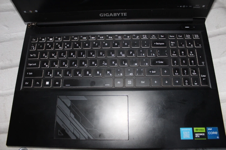 Ноутбук Gigabyte IntelCore i5-12500H/2.50GHz/16GB/SSD512/RTX4050