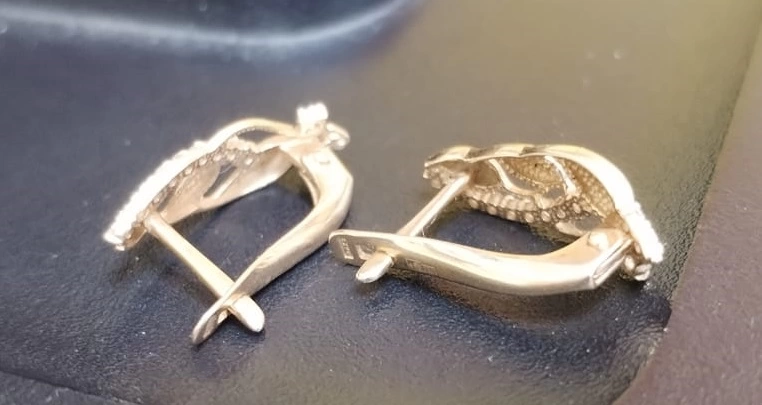 Серьги золотые 585 проба 1,87 гр