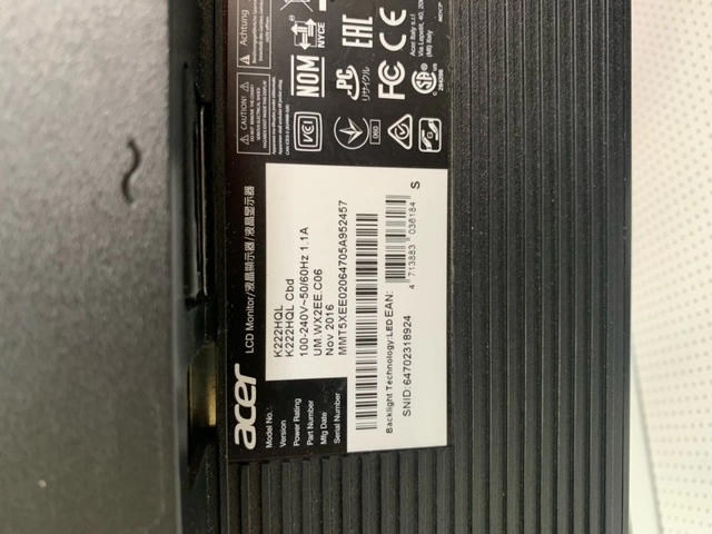 Монитор Acer K222HQL