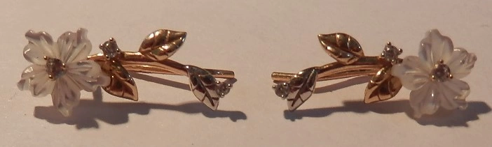 Серьги  золотые 585 проба 1,63 гр.