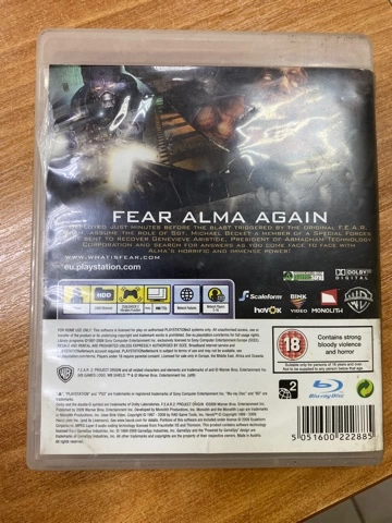 Диск для PS III F.E.A.R. 2