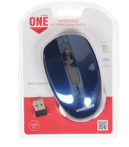 Мышь безпроводная Smartbuy 332AG-B
