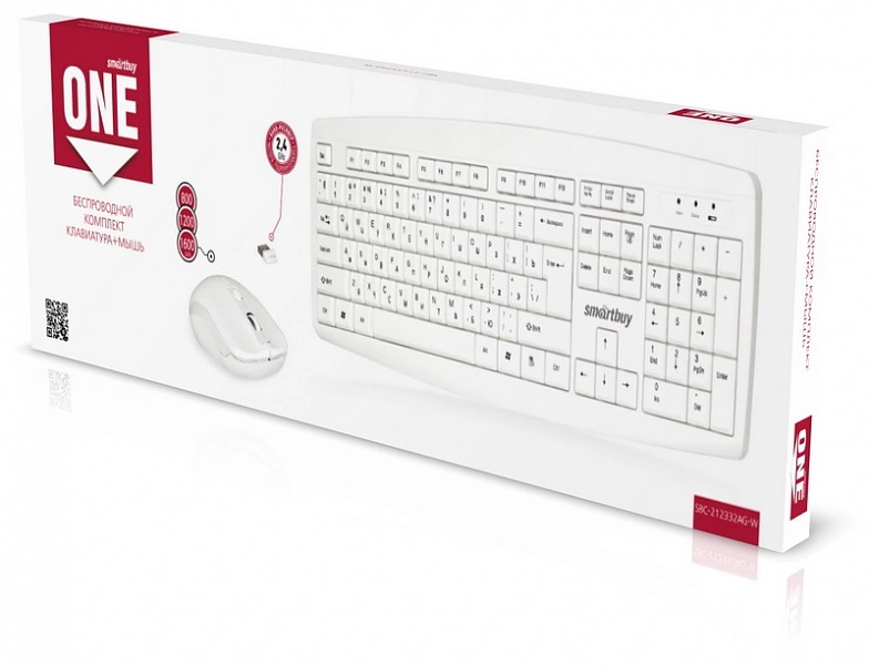 Клавиатура+мышь Smartbuy ONE 212332AG-W