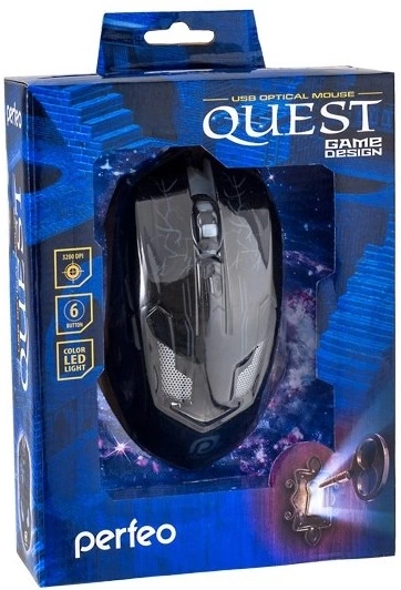 Мышь оптическая Perfeo  QUEST