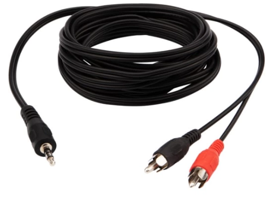 Кабель Rexant  3,5 мм - 2 RCA, длина 3 метра 17-4204