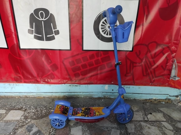 Самокат Rush Action Детский M-5F blue