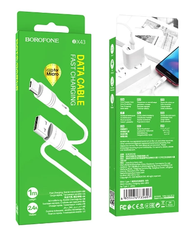 Кабель Borofone MicroUSB BX43