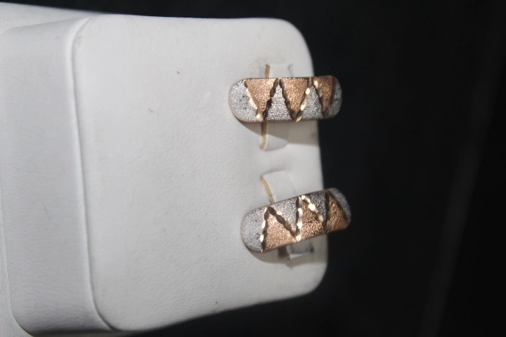 Серьги золотые  585 проба 3,26 гр 1,5 см (ФМ)