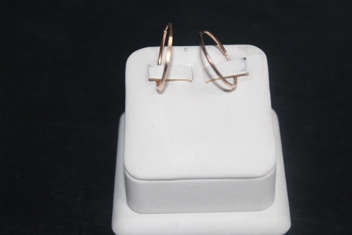 Серьги золотые 585 проба 1,07 гр. 2 см.ФМ