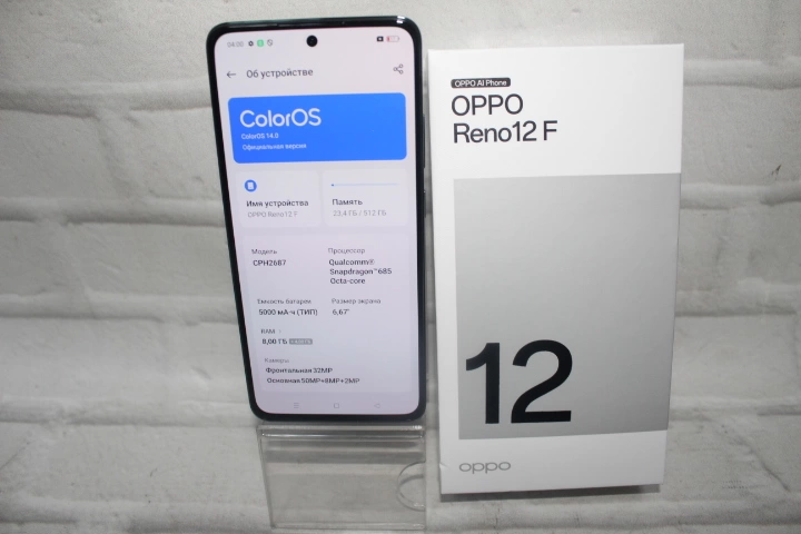 Смартфон Oppo Reno 12F 512ГБ