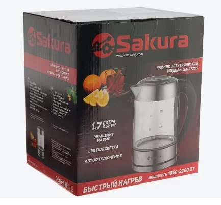 Электрочайник Sakura SA-2720SBK