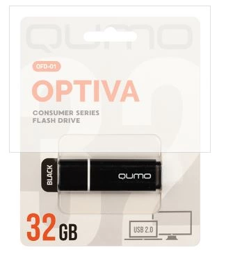 USB Flash Drive QUMO 32GB Optiva 01 Black