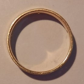 Кольцо  золотое 585 проба 2,3 гр. 17 размер (ФМ)