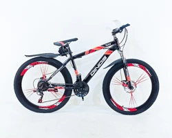Велосипед Dinos 26" Черно-Красный (DIN-25-4) ФМ