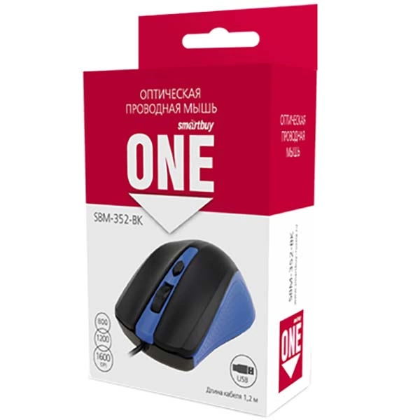 Мышь оптическая Smartbuy 352 черная
