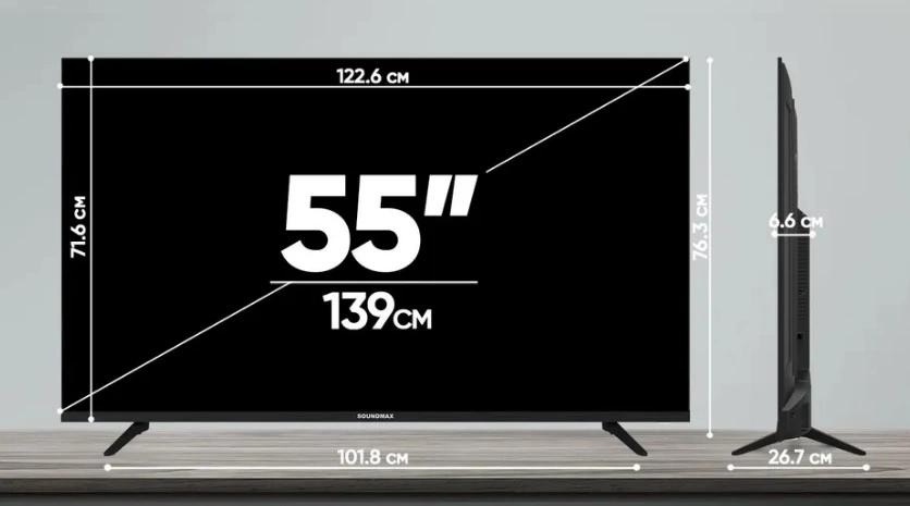 Телевизор SoundMax SM-QLED55T21SU (П.0000)