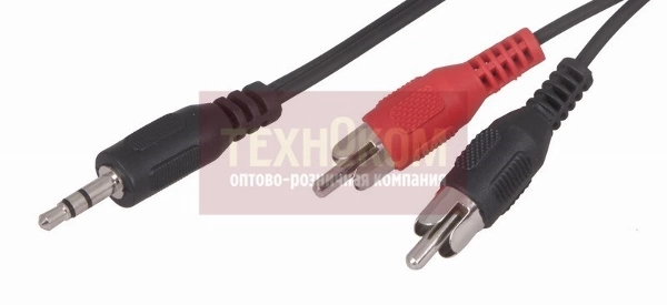 Кабель AUX Rexant  3.5 jack-2RCA 1,5 м