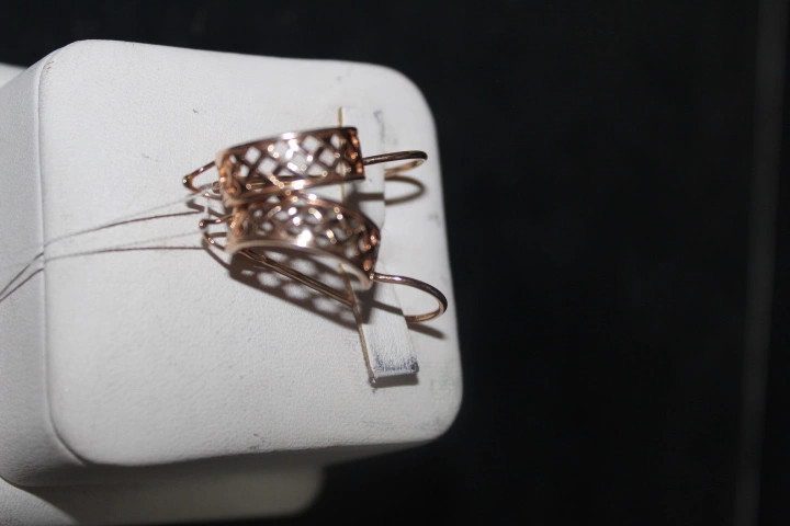 Серьги золотые  585 проба 3,69 гр. 2,7 см.(ФМ)