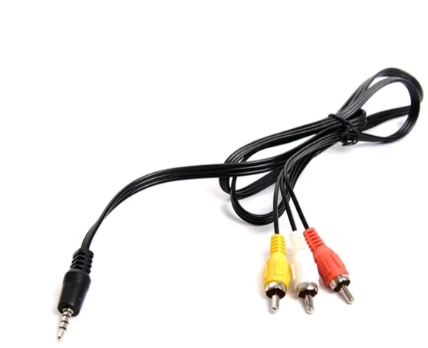 Кабель Сигнал 3,5Дж-3RCA 1,5 м
