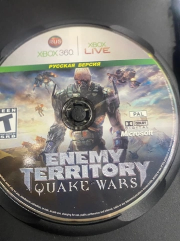 Диск для X-Box 360 Microsoft Enemy Territory Quake Wars