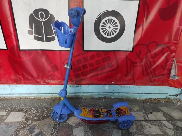 Самокат Rush Action Детский M-5F blue