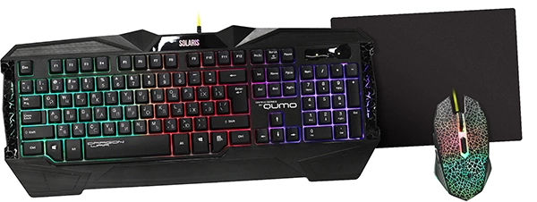 Клавиатура+мышь QUMO Dragon war Solaris