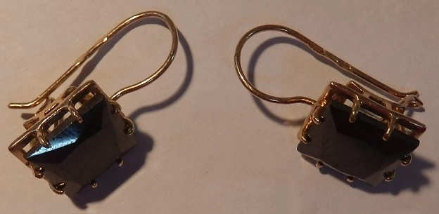 Серьги  золотые 585 проба 9,90 гр.(ФМ)