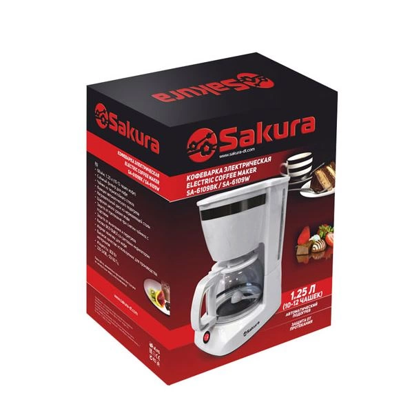 Кофеварка Sakura SA-6109W