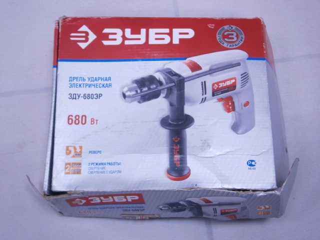 Электродрель Зубр ЗДУ-680 ЭР