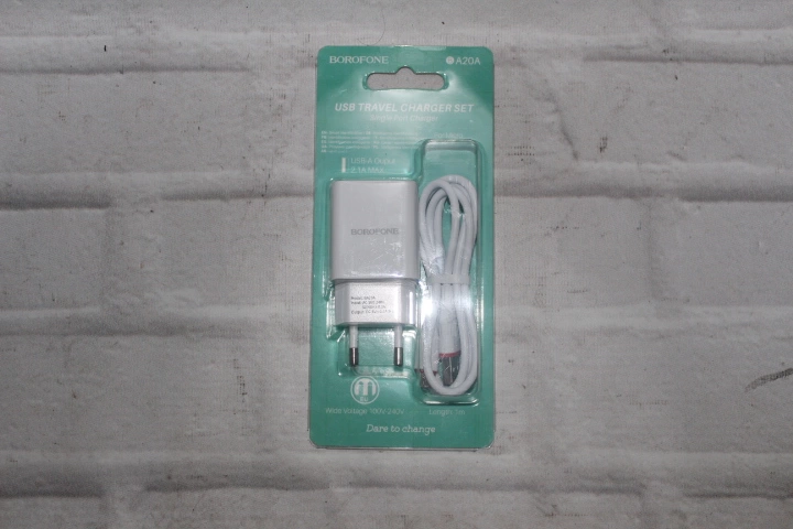 Зарядное устройство для телефона Borofone micro USB BA20A 2.1A