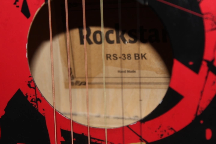 Гитара акустическая Rockstar  rs-38 bk 