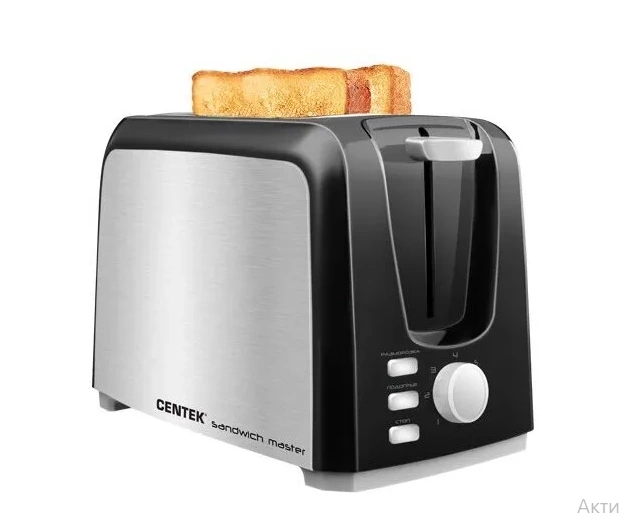 Тостер Centek CT-1429 Black/SS