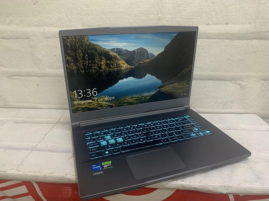 Ноутбук MSi i5-12450H 8/12 по 2,0 Ghz/ОЗУ 8Gb/SSD 512/GF 3050