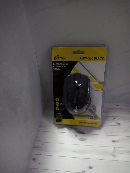 Мышь беспроводная Ritmix RMW-560 Black