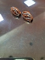 Кольцо золотое с камнями 585