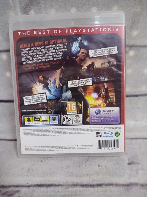Диск для PS III inFAMOUS 2 ESSENTIALS