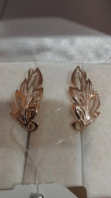 Серьги золотые  585пр 2,14гр ФМ