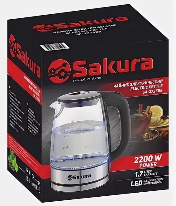 Электрочайник Sakura SA-2725BK