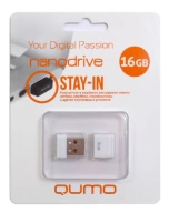 USB Flash Drive QUMO 16GB Nano White