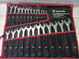 Набор инструментов Matrix 6 CrV, полированный хром 15425