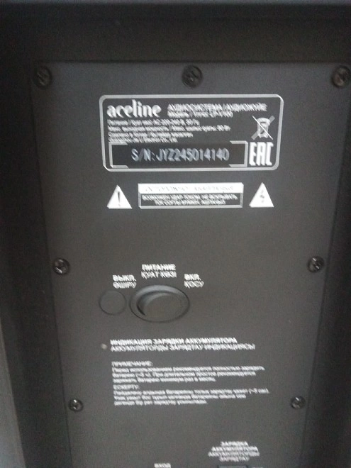 Портативная акустика Aceline LP-V100