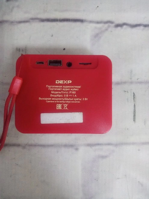 Портативная акустика Dexp P160