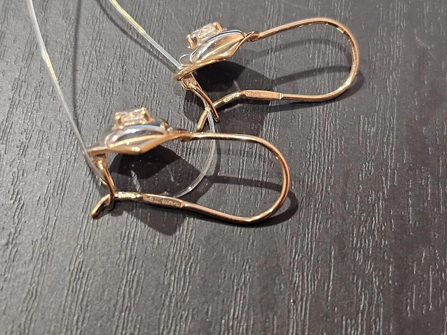 Серьги золотые  585 проба 3гр (ФМ)