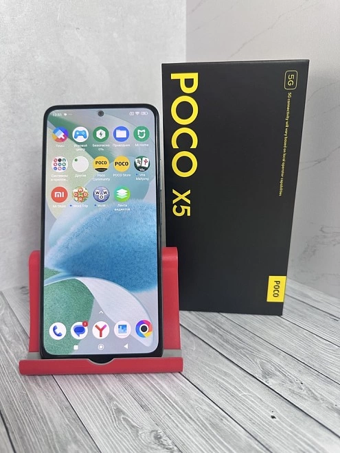 Смартфон POCO X5 256 ГБ зеленый