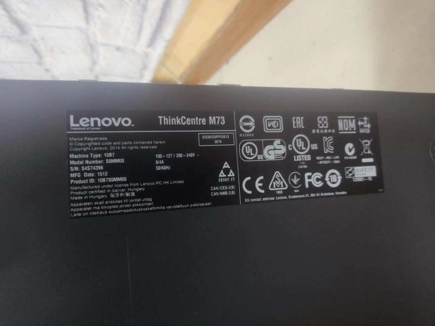 Системный блок Lenovo Intel core i3-4150 8GB RAM/450GB HDD