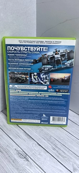 Диск для X-Box Microsoft Formula 1 2012