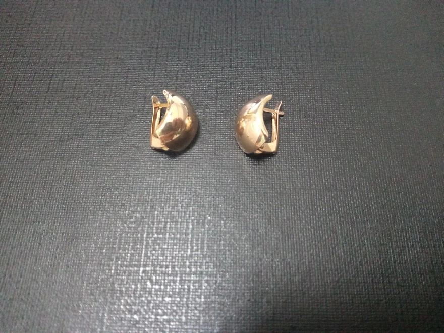 Серьги золотые 585 проба вес-2,450гр.Ф.М.