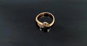 Кольцо  золотое 585 проба 2,54 гр 17,5 размер (БМ)