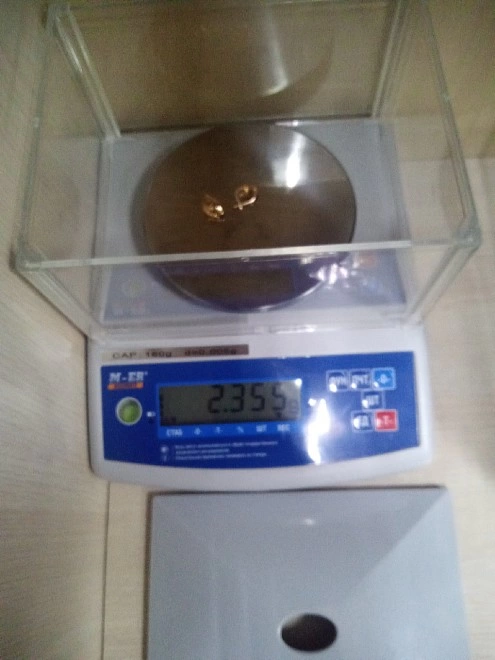 Серьги золотые 585 проба 2,375 (ФМ)