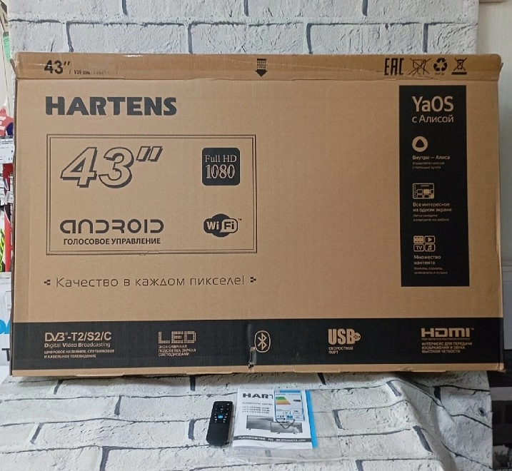 Телевизор Hartens HTY-43F06B-VZ/M